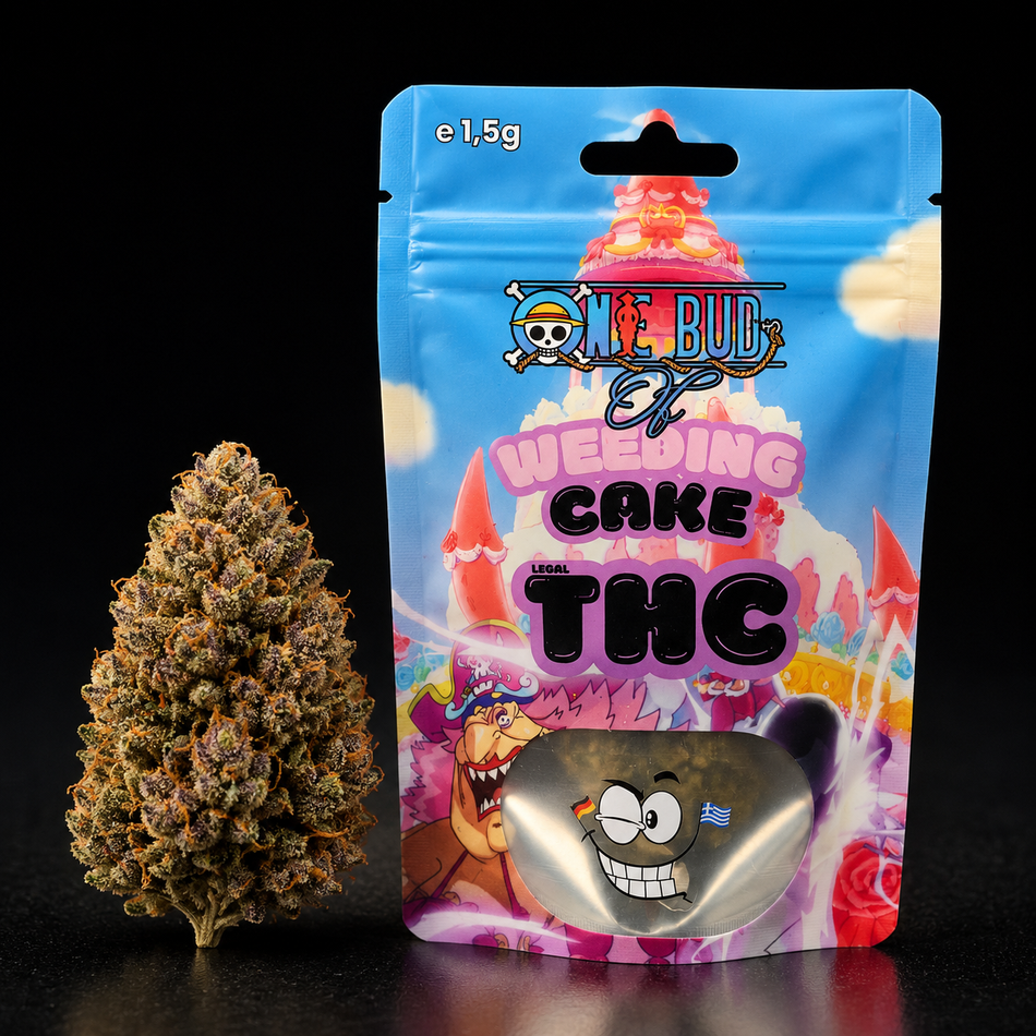 One Bud of Weeding Cake CBD PLUS